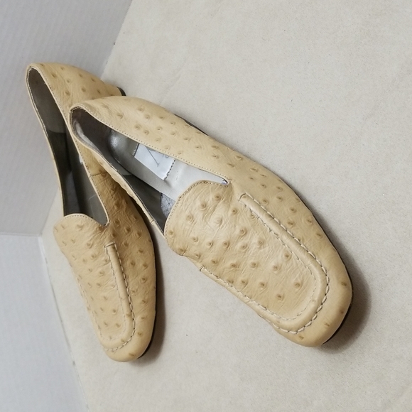 Aj Valenci Shoes - AJ Valenci Ostrich Leather Loafer